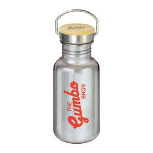 Bouteille de voyage - Couvercle en bambou (500ml) 5