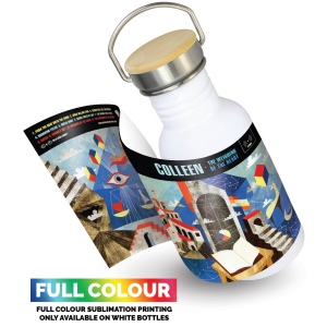 Bouteille de voyage - Couvercle en bambou (500ml) 9