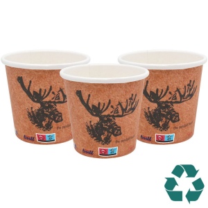 Gobelet en papier recyclable à paroi unique - Couleur (4oz/115ml) 2