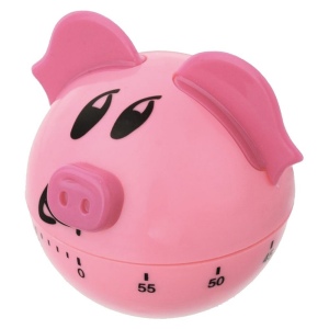 Minuteur pour la cuisson des cochons