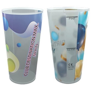 Gobelet Festival en plastique - Pint (certifié UK) 2