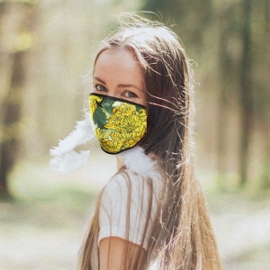 Masque plat en tissu standard 6