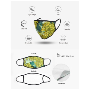 Masque plat en tissu standard 7