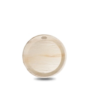 Assiette ronde à feuilles de palmier (15 cm) 2