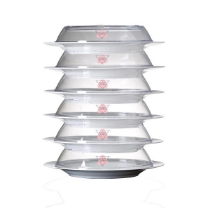 Couvercle d'assiette transparent Premium (22cm) 2