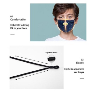 Masque en tissu personnalisé pour enfants 5