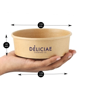 Petit saladier en kraft (500ml)