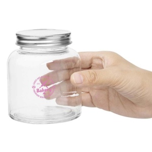 Vogue Glass Screw Top Dry Food Jar (330ml) 3