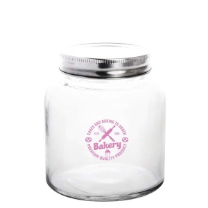 Vogue Glass Screw Top Dry Food Jar (330ml) 2