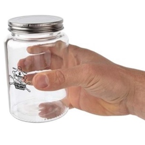 Vogue Glass Screw Top Dry Food Jar (550ml) 3