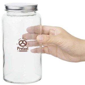 Bocal en verre à vis pour aliments secs Vogue (800ml) 3