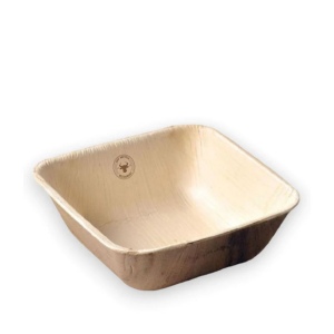Coupe carrée profonde en forme de feuille de palmier (12cm) 2
