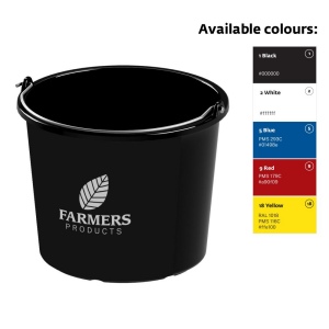 Seau en plastique de qualité supérieure (22 litres) 7