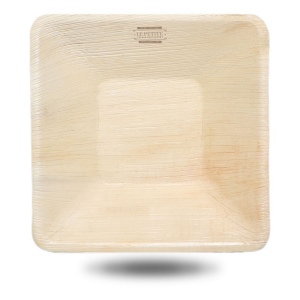 Bol carré en forme de feuille de palmier (18 cm) 2