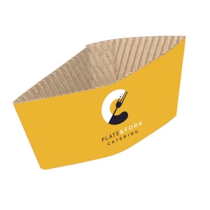 Manchon pour gobelet - Carte ondulée collée - Petit 8-10oz 2