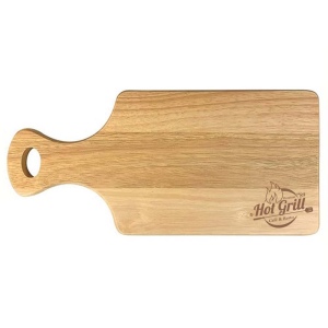 Planche à pâtisserie en bois d'hévéa (340x160mm) 2
