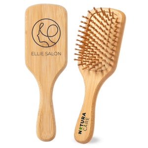 Brosse à cheveux en bambou 2