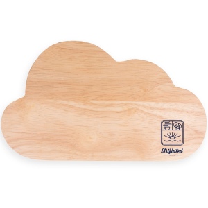 Planche à découper en bois en forme de nuage (300x180mm) 2