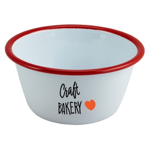 Plat à tarte rond et profond en émail (500ml/17.6oz) 3