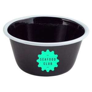 Plat à tarte rond et profond en émail (500ml/17.6oz) 6