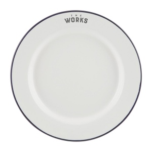 Assiette en émail (24cm)
