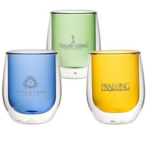 Eau à double paroi - bleu, ambre et vert (270 ml) 2