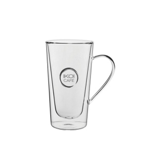Grand verre à café latté à double paroi (12oz/340ml)