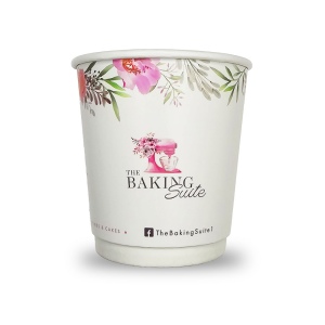 Tasse en papier biodégradable à double paroi (230ml/8oz) 2