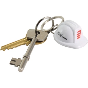 Porte-clés casque de sécurité en PVC 2