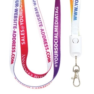 Fabric 2in-1 USB Lanyard Cable 5