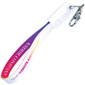 Fabric 2-in-1 USB Keyring Cable 2