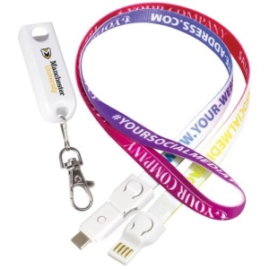 3-in-1 USB Lanyard Charging Cables 3