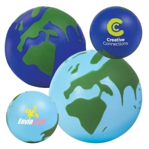 Globe terrestre anti-stress * 2