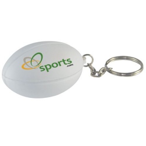Porte-clés balle de rugby anti-stress * 5