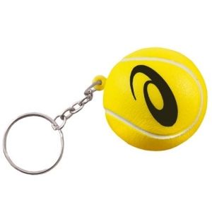 Porte-clés balle de tennis anti-stress
