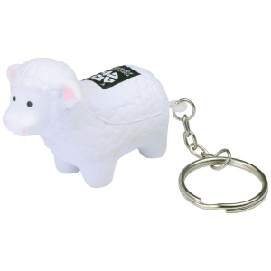 Porte-clés mouton stressé