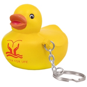 Porte-clés canard anti-stress *