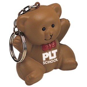 Porte-clés ours en peluche anti-stress