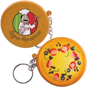 Porte-clés Pizza Stress