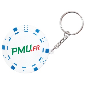 Porte-clés jetons de poker anti-stress