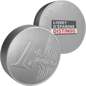 Pièce d'euro stress