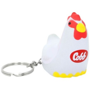 Porte-clés poulet stressé 2
