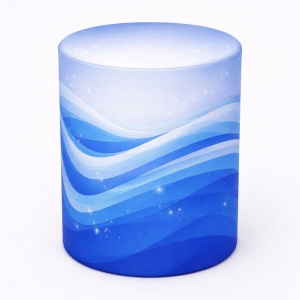 Pouf publicitaire Roller 43x43cm