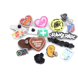 Pin's en pvc 2d - de 51 à 60mm 3