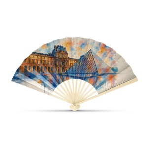Éventail xxl - bambou papier 80gr - 330x580 mm