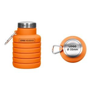 Gourde pliable en silicone 11