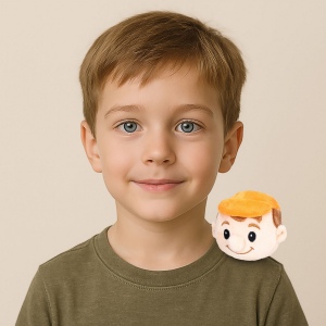 Peluche épaule aimantée