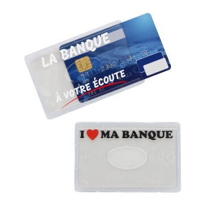 Etui rigide "anti-RFID" 1 carte (anti fraude) - Quadri 2 faces 2
