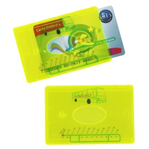 Etui rigide translucide 1 carte - Quadri 1 face