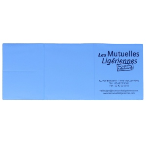Porte carte sécurité sociale 2 cartes "Vitale" - Gomme unie